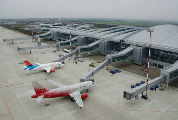 Rusiyada 12 aeroportun fəaliyyəti dayandırıldı - VİDEO