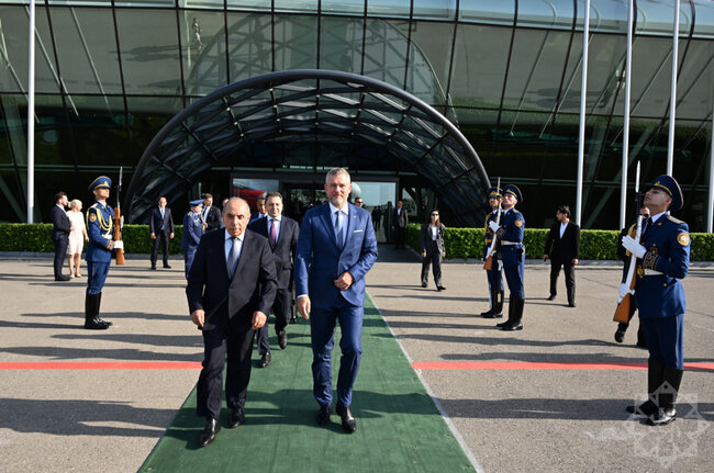 Slovakiya Prezidentinin səfəri başa çatdı - Fotolar