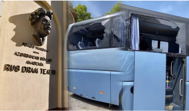 "Rus Dram"ın qastrol avtobusu qəzaya düşdü