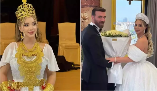 Toyunda taxılan qızılları özü alıbmış