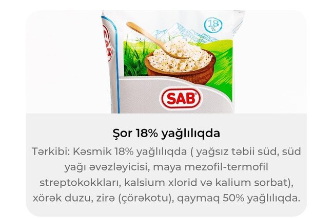 "SAB"ın məhsullarında zərərli qida əlavələri aşkarlandı - Foto