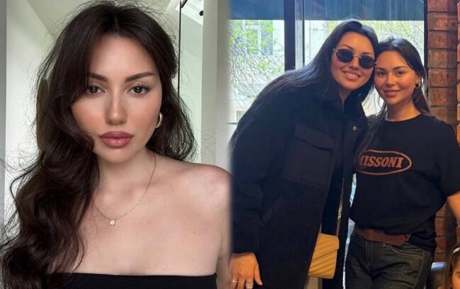 Safurə bacısı ilə - Foto