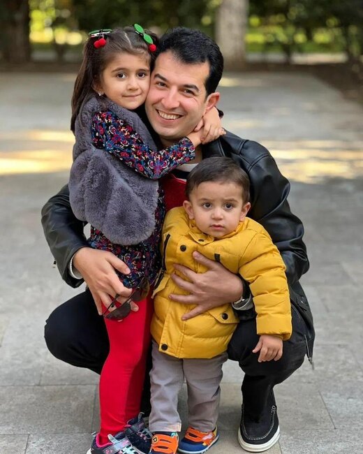 Saleh Bağırov övladları ilə - FOTOLAR