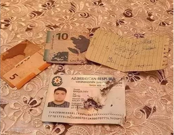 Şəhidin cibindən çıxanlar hər kəsi GÖZ YAŞINA BOĞDU - FOTO