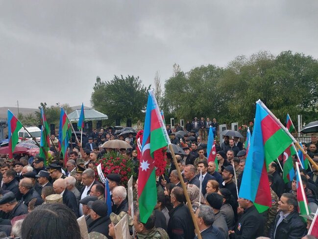 Şəhidimiz 30 il sonra Füzulidə dəfn olundu - Fotolar