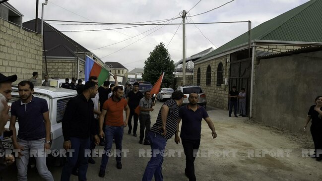 Şəhid Elvin Mustafayev dəfn edildi - FOTO