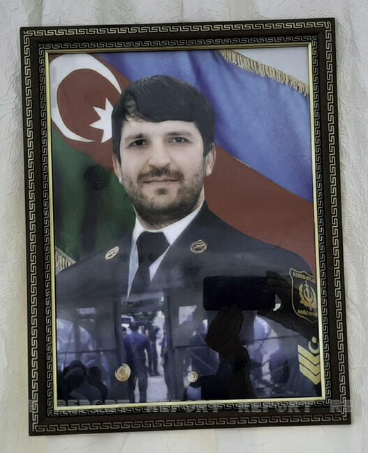 Şəhid Elvin Mustafayev dəfn edildi - FOTO