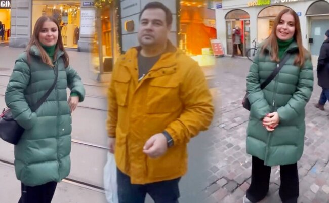 Sevda və həyat yoldaşının İsveçrə gəzintisi - VİDEO