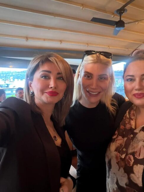 Aytən Səfərova Rafet El Roman və İrem Derici ilə bir arada - Fotolar