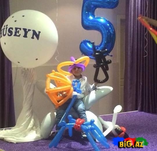 Röyanın oğlunun ad günündən fotolar