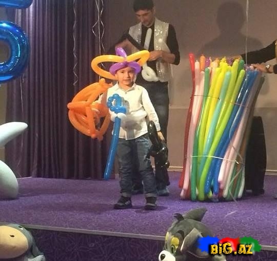 Röyanın oğlunun ad günündən fotolar