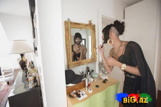 Konçita Vurst əri ilə - FOTO