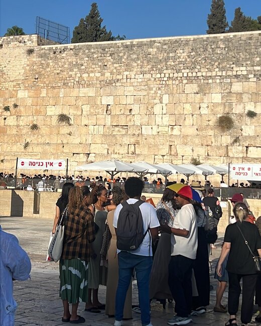 Samirədən İsrailə dəstək paylaşımı - Fotolar