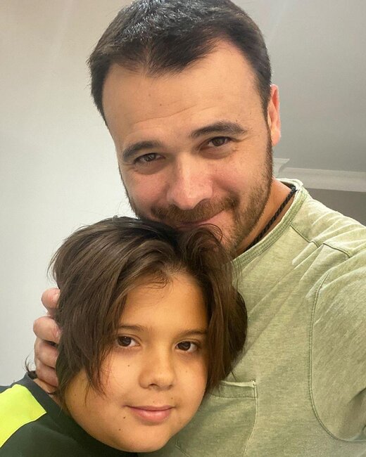 Eminin övladları ilə yeni fotoları