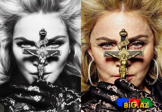 Madonnanın fotoşopsuz şəkilləri - FOTO