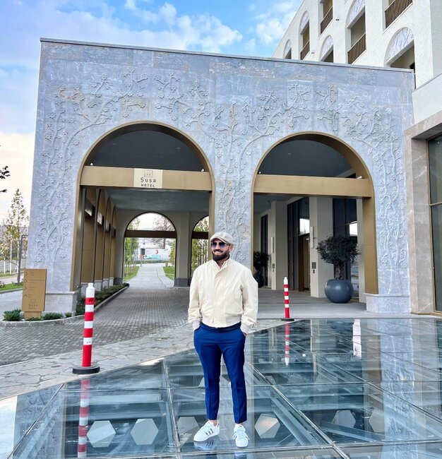 Sənət adamları Şuşada - Fotolar