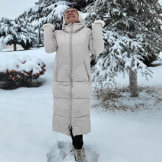 Samirə qarlı Şamaxıda - Fotolar