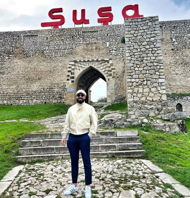 Sənət adamları Şuşada - Fotolar