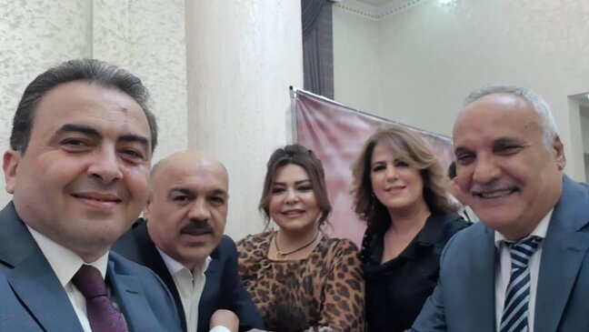 Aygün Bayramova həyat yoldaşı ilə toyda - Fotolar