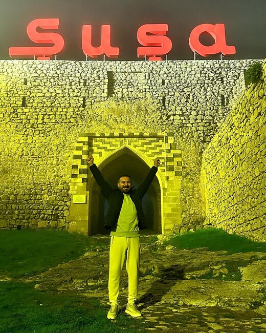 Sənət adamları Şuşada - Fotolar