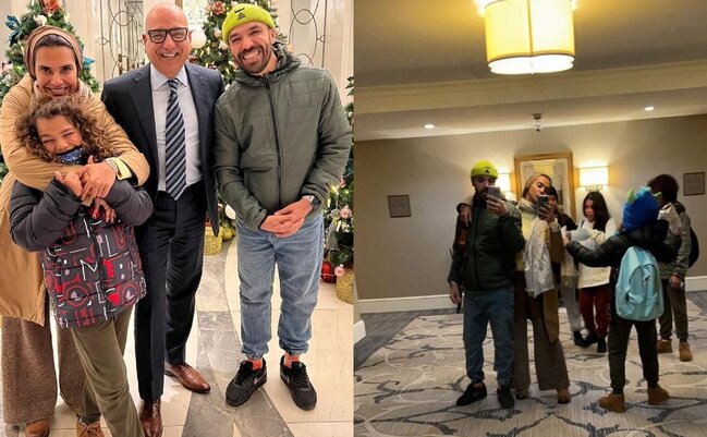 Məşhur ərəb bloger ailəsi ilə Bakıda - FOTOLAR