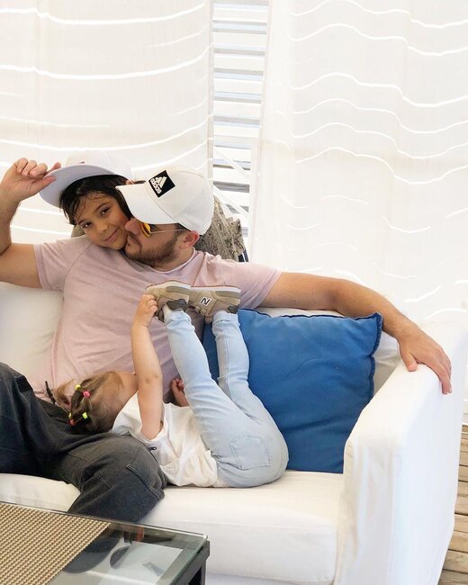 Eminin övladları ilə yeni fotoları