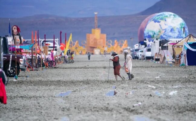 Palçığa görə yarımçıq qalan festival - Fotolar