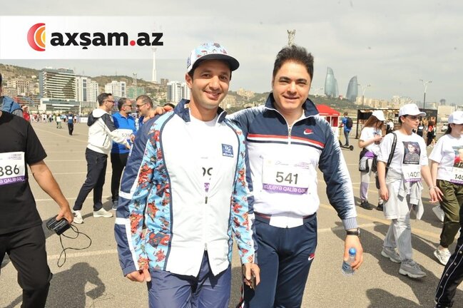 Məşhurlar "Bakı Marafonu 2022"də - Fotolar