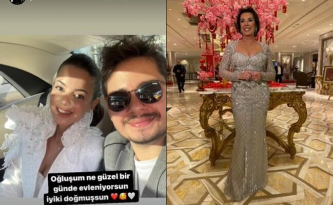 Perihan Savaşın oğlu evləndi - Fotolar