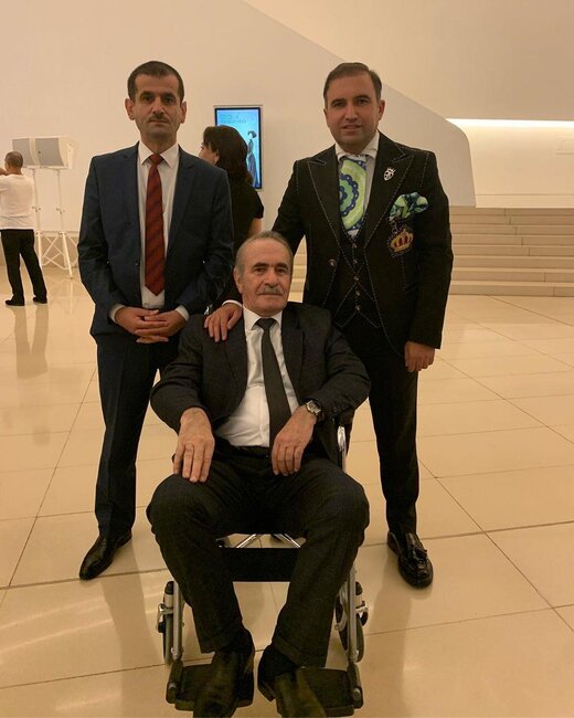 Xalq artisti tədbirə əlil arabasında gətirildi - Fotolar