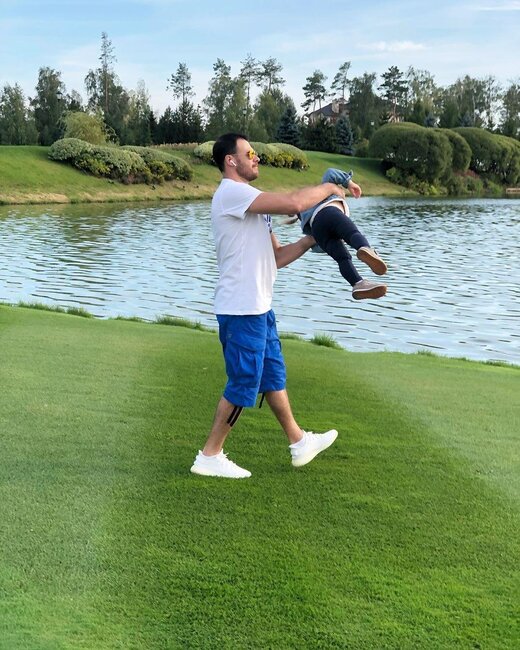 Eminin övladları ilə yeni fotoları