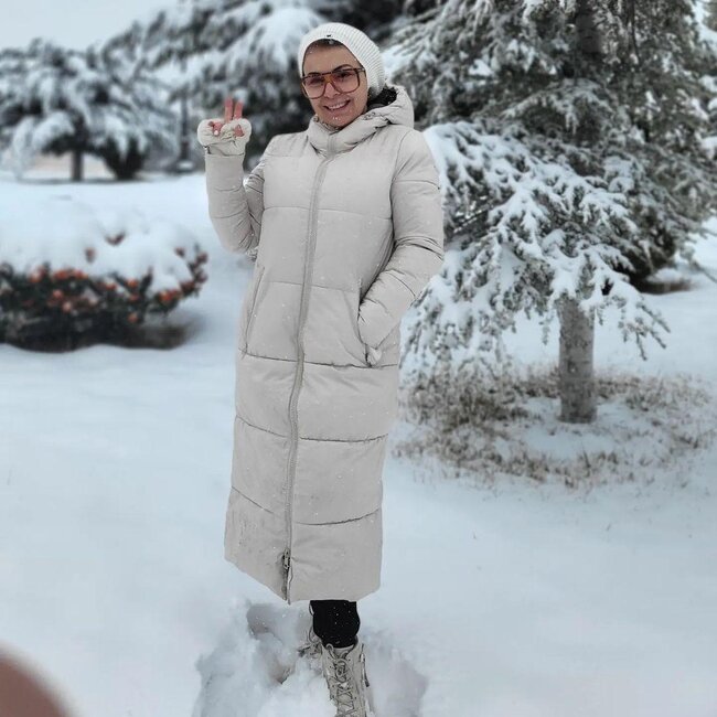 Samirə qarlı Şamaxıda - Fotolar