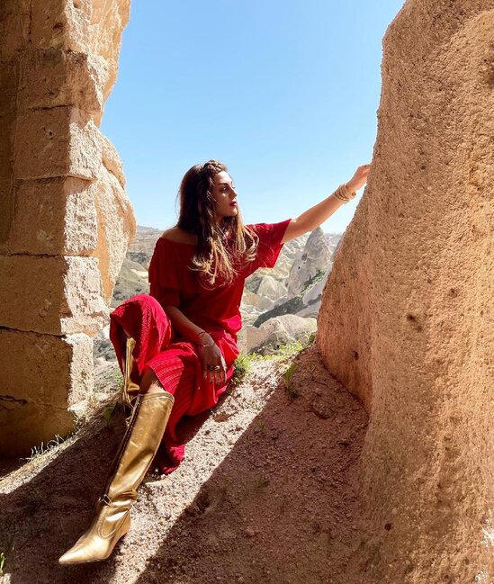 Gülayın Kappadokiya gəzintisi - FOTOLAR