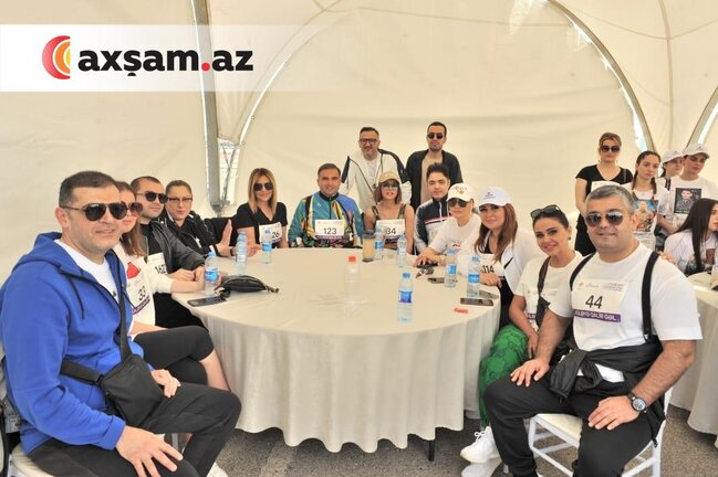 Məşhurlar "Bakı Marafonu 2022"də - Fotolar