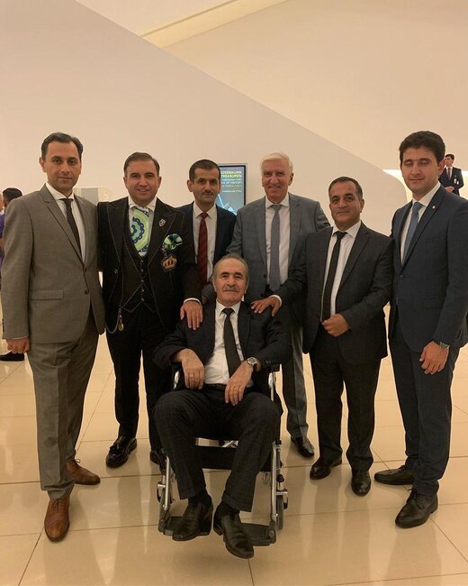 Xalq artisti tədbirə əlil arabasında gətirildi - Fotolar