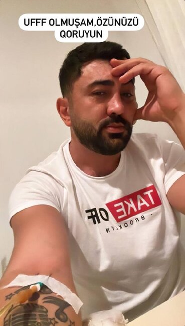 Vüqar xəstəxanalıq oldu - FOTO