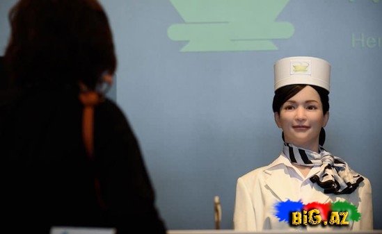 Yaponiyada dünyanın ilk robot oteli açılıb - FOTOLAR