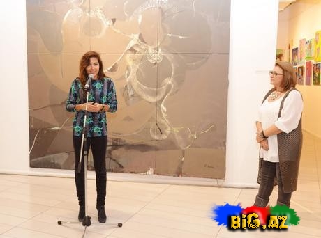 Aida Mahmudova yeni sərginin açılışını etdi - FOTOLAR
