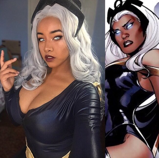 Bu qız özünü istənilən personaja çevirə bilir - FOTOLAR