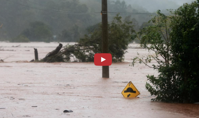 Braziliyada güclü yağışlar yağıb