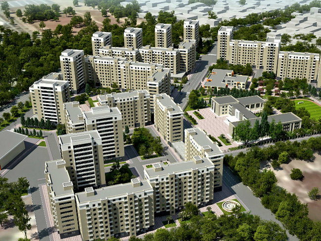 Sosial mənzillərdə işlər sürətlə aparılır - VİDEO