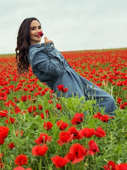 Tülpanları əzən blogerlərə söz atdı - Fotolar