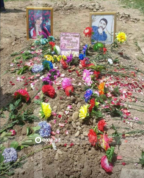 Toylarına bir həftə qalmış qəzaya düşərək ölən cütlük dəfn olundu - FOTO