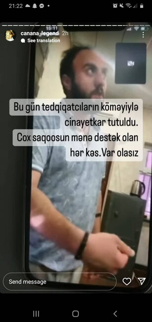 Mətanət İsgəndərlinin keçmiş gəlininin evindən oğurluq edən şəxs tapıldı - FOTO