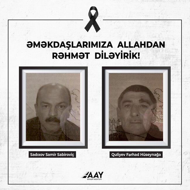 Terror aktı nəticəsində həlak olan AAYDA əməkdaşlarının FOTOLARI
