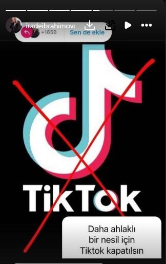 "TikTok bağlansın" - İradə İbrahimova