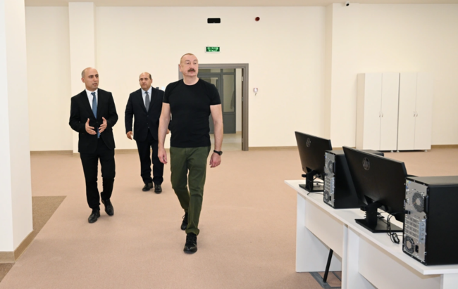 Ağdam şəhər 1 nömrəli tam orta məktəbin binasının açılışı olub