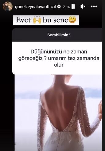 "Toyum bu il olacaq" - Günel