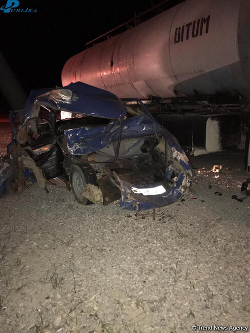 Bakı-Şamaxı yolunda ağır QƏZA - Fotolar
