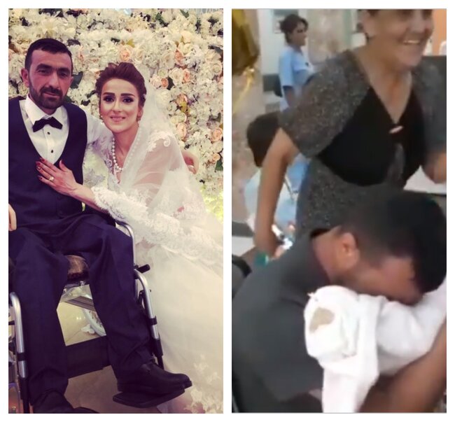 Xoşqədəm Hidayətqızının evləndirdiyi Elnur və Nərmin cütlüyünün ailəsində XOŞ GÜN - FOTOLAR